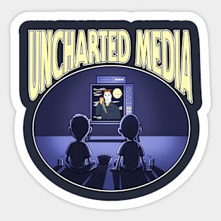 Retro Uncharted Media Sticker